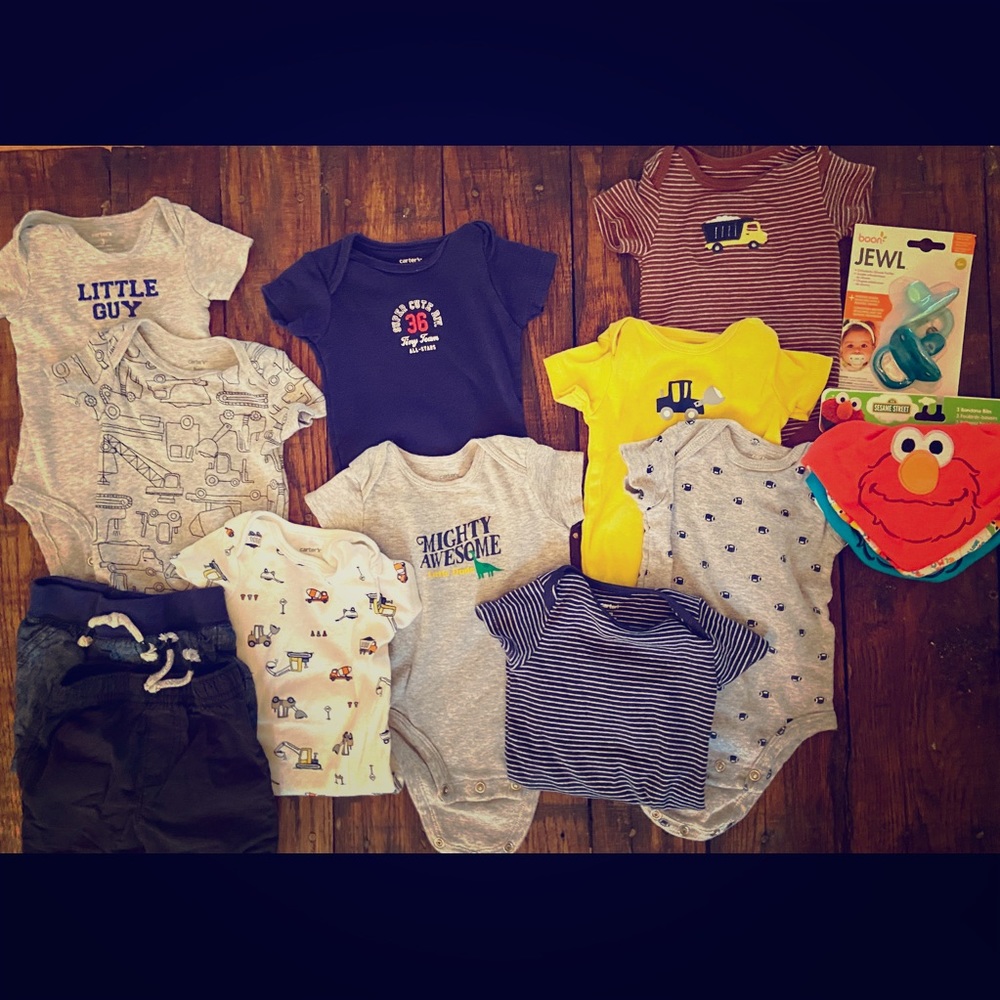 Carter’s 3M Baby Boys Bodysuit Bundle
